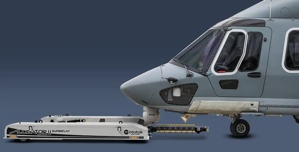 Alligator with an Airbus H175 · Field of Applikation: Military and other Forces